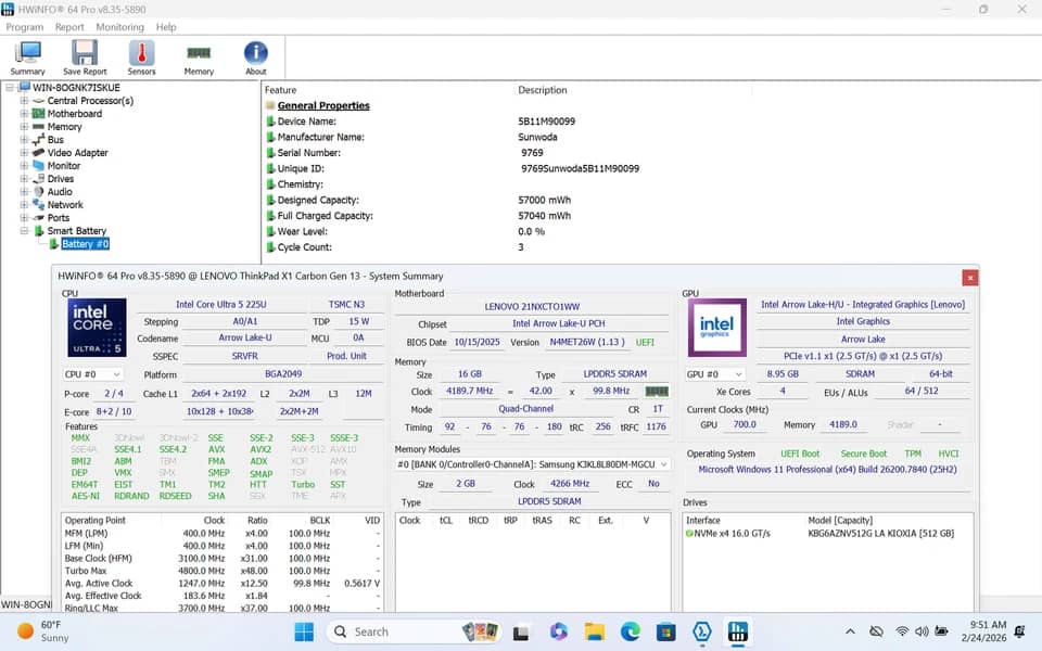 Lenovo ThinkPad X1 Carbon Gen 13 (Intel) Computers