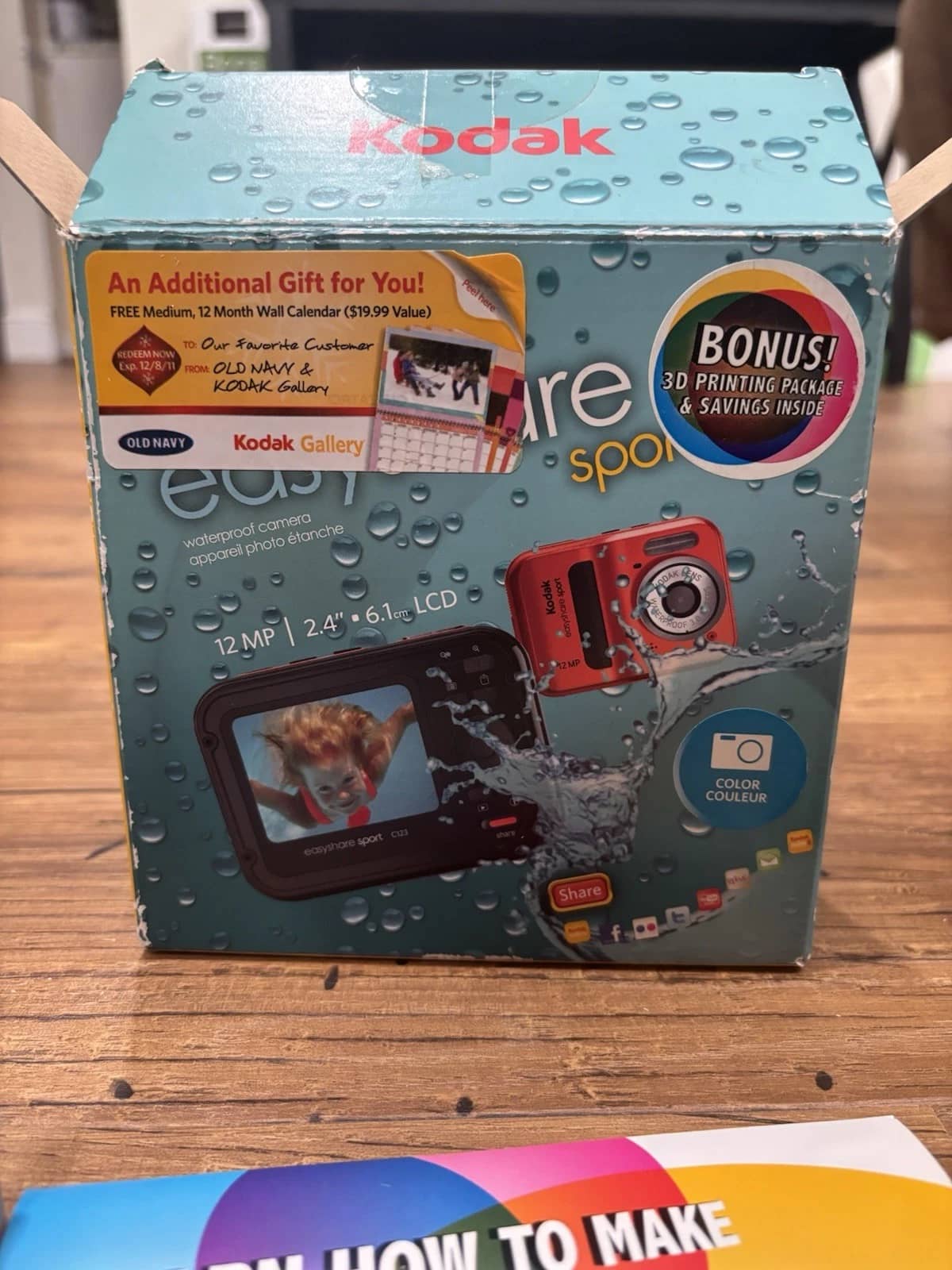 Kodak EasyShare Sport C123 Digital Cameras Blue New Body Only