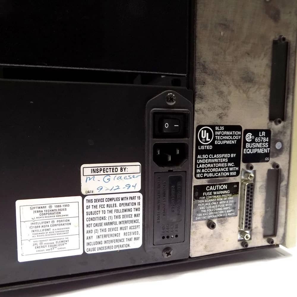 Zebra Z140 LMP Printers Used - Good