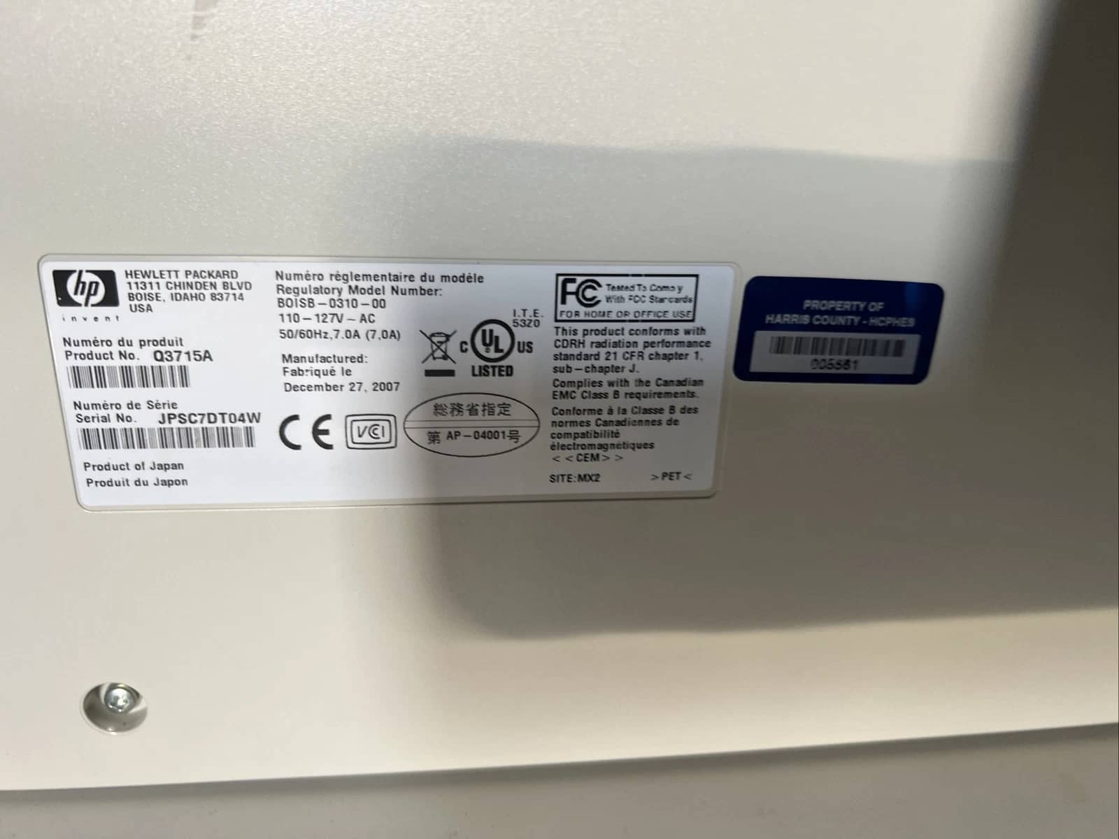 HP Laser Jet color nd Printers Used - Good