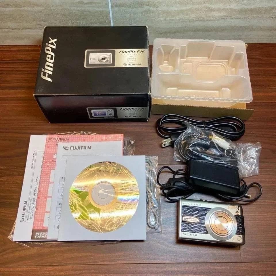 Fujifilm FinePix F30 Digital Cameras Silver New Body Only