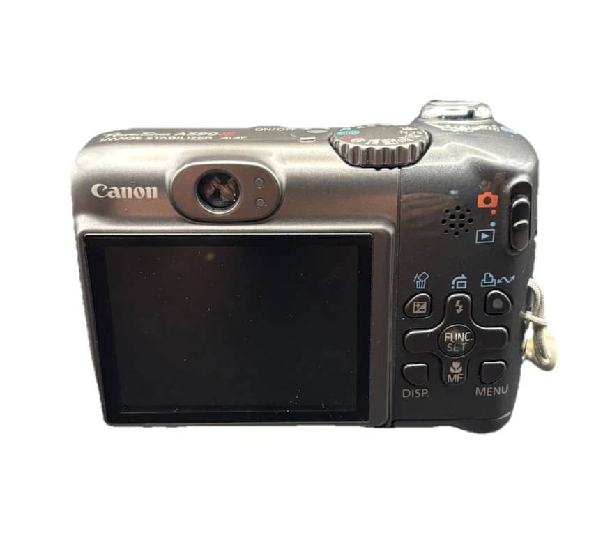 Canon PowerShot A590 IS Digital Cameras Gray Open-Box Excellent Body Only