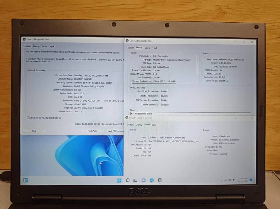 Dell Vostro 1510 Computers