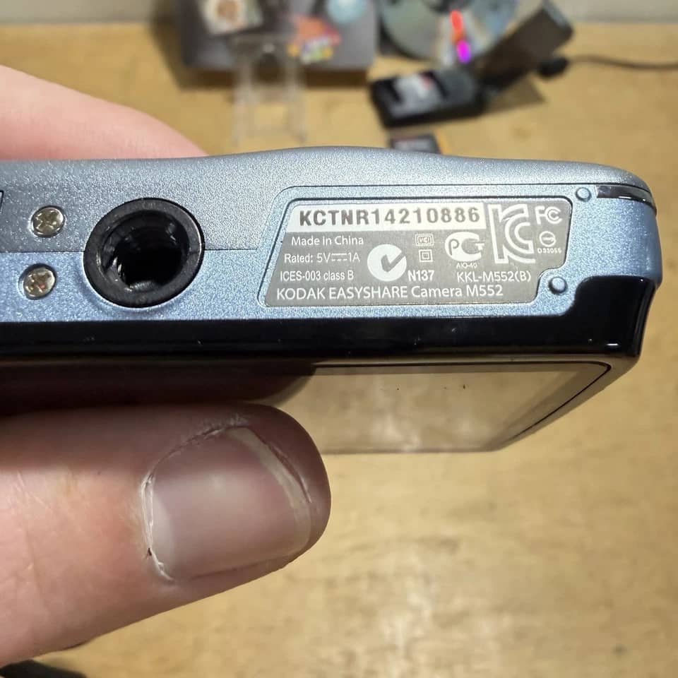 Kodak M552 Digital Cameras Black New Body Only