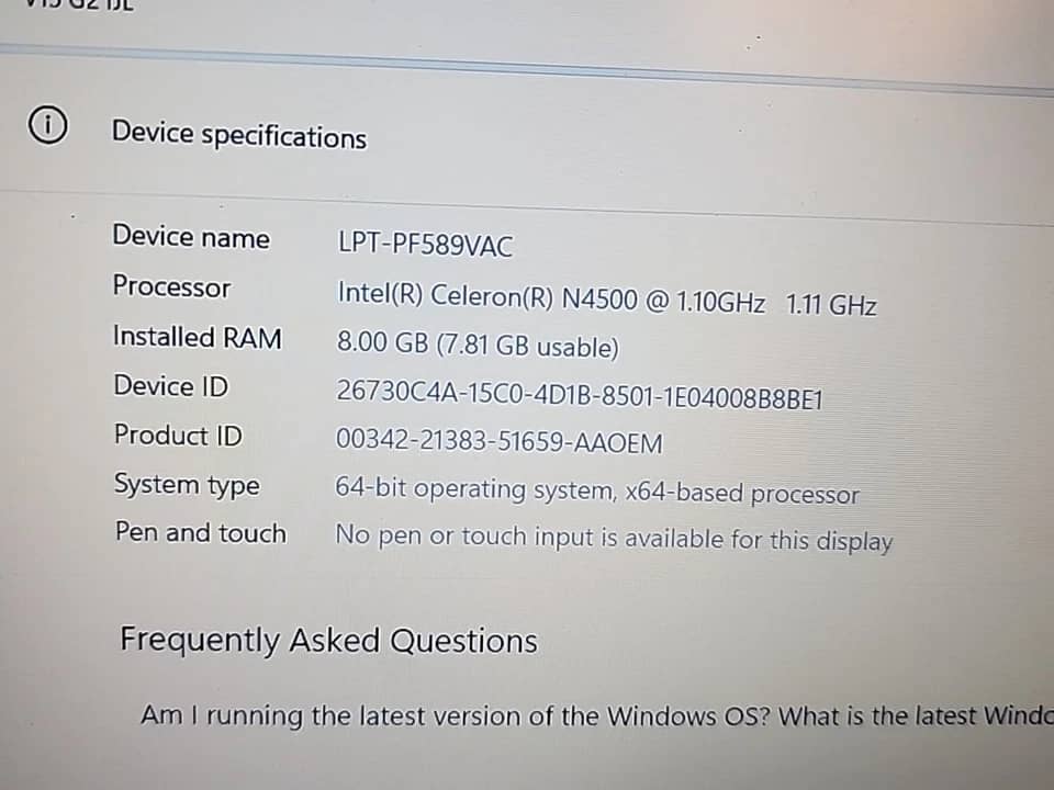 Lenovo V15 Gen 2 Computers
