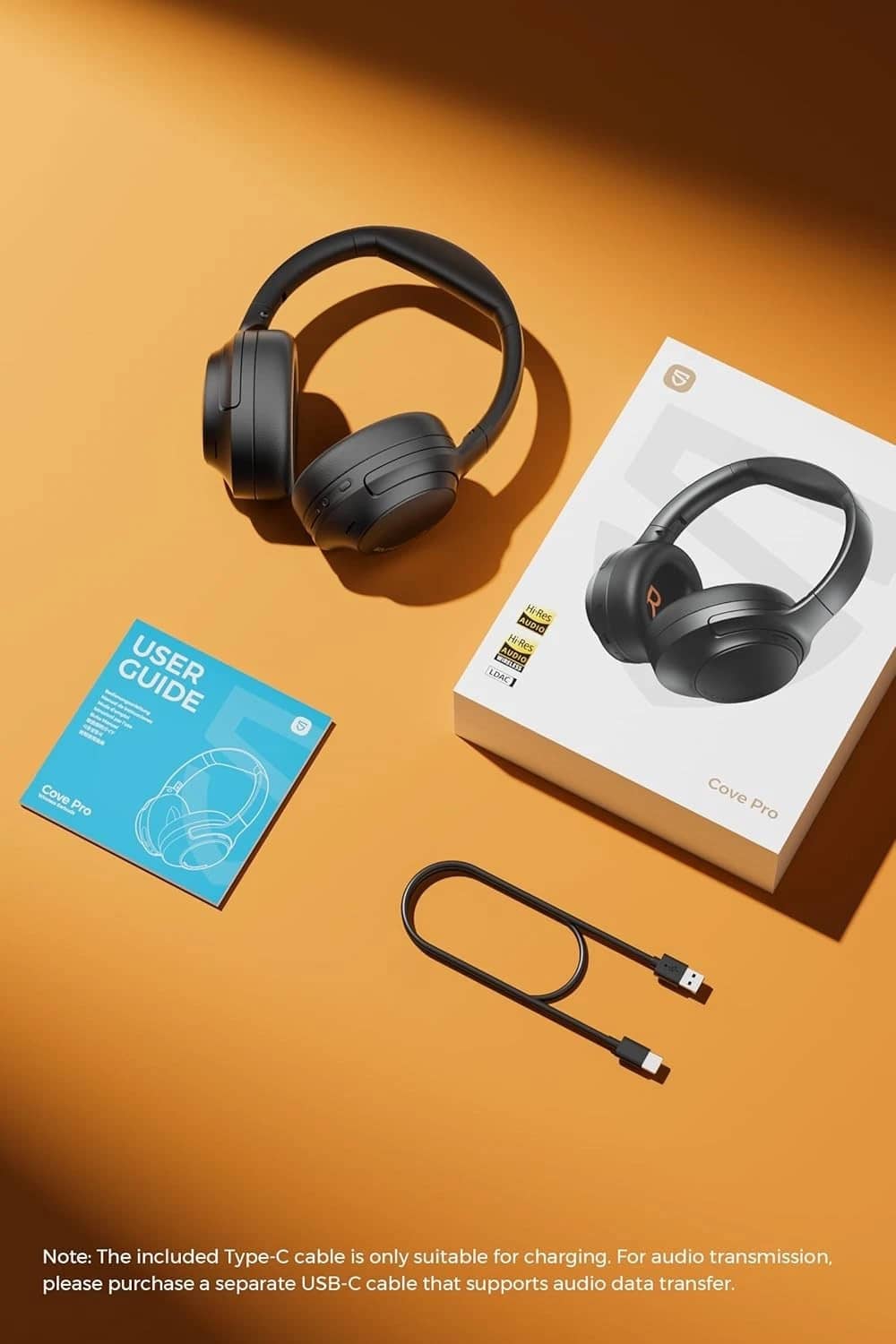 SoundPEATS Cove Pro Headphones & Earbuds Black New