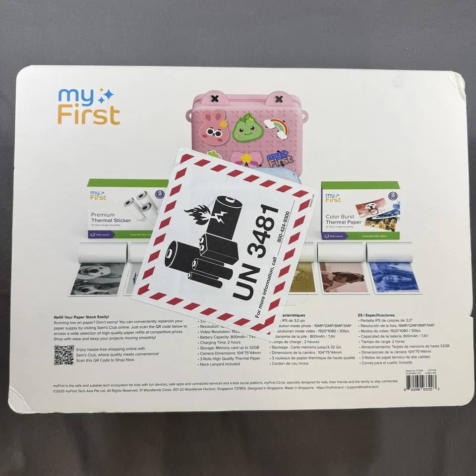 myFirst Camera Insta 20 Digital Cameras Blue New Body Only