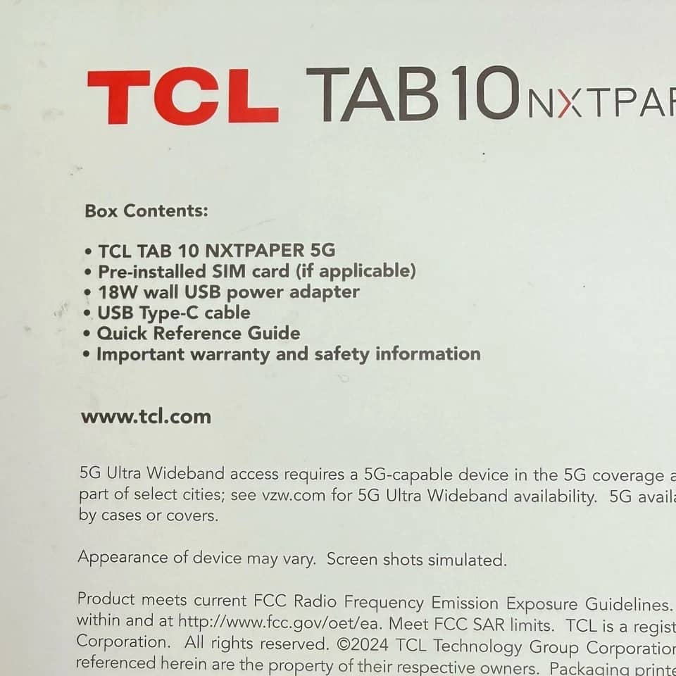 TCL Tab 10 NXTPAPER 5G Tablets