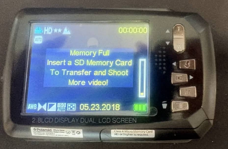 Polaroid IE 090 Digital Cameras Blue Used - Good Body Only