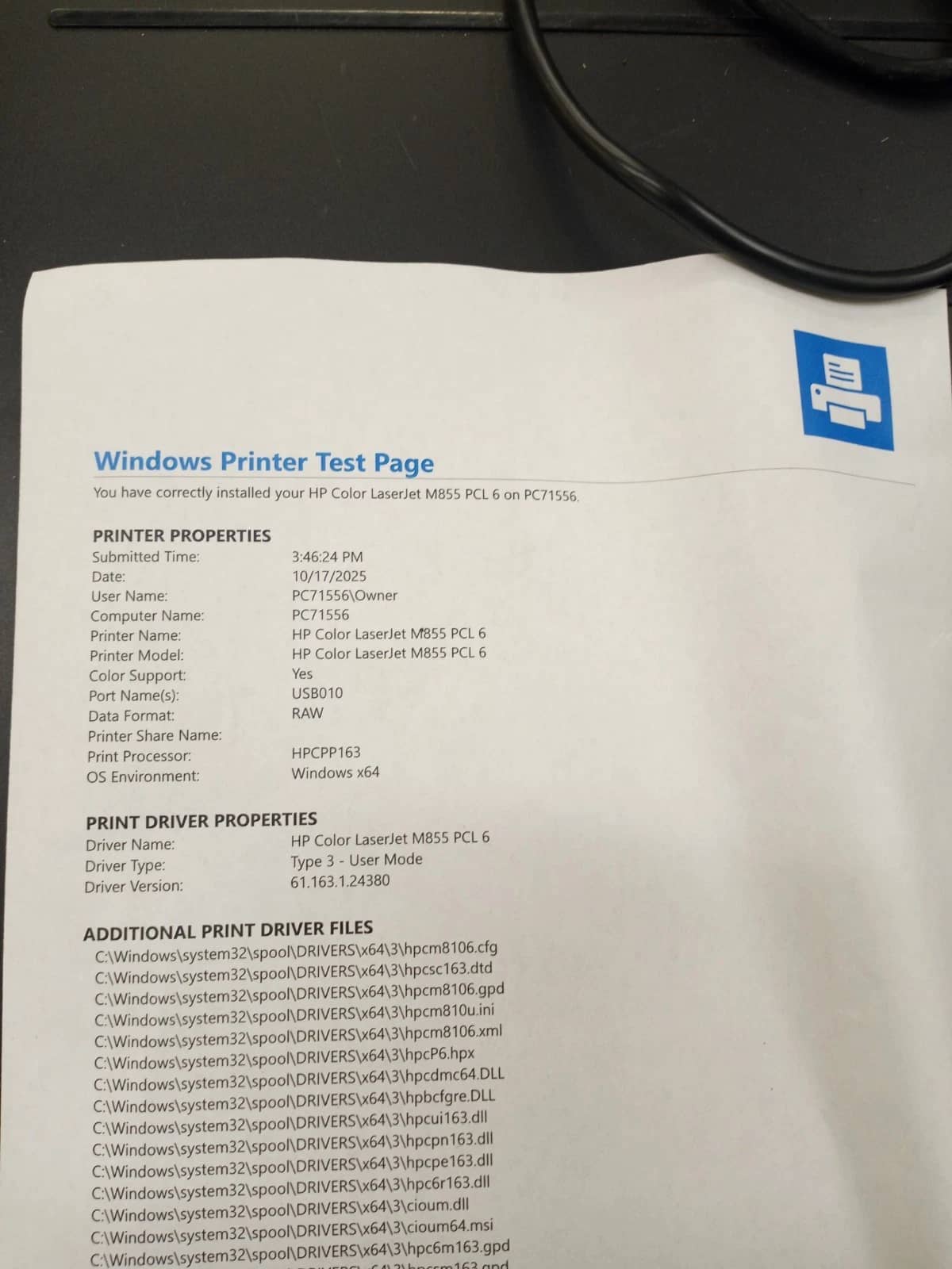 HP M855xh Printers Refurbished - Excellent