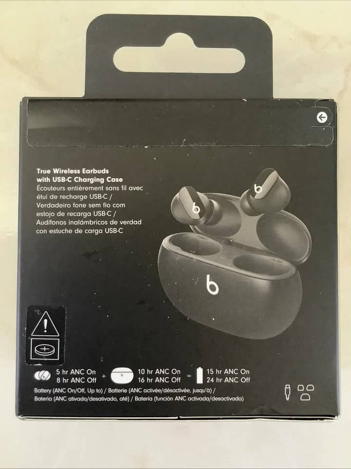 Beats Studio Buds Wireless ANC Headphones & Earbuds Black New