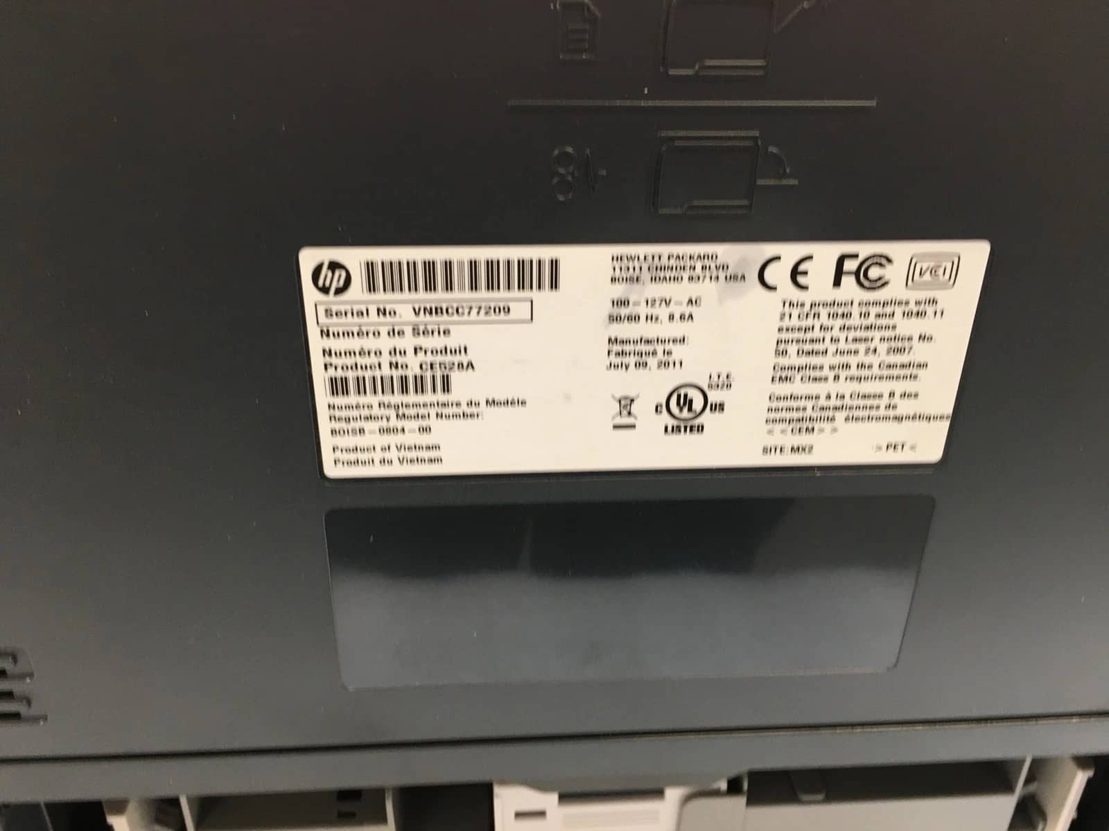 HP LaserJet P3015dn Printers Refurbished - Excellent
