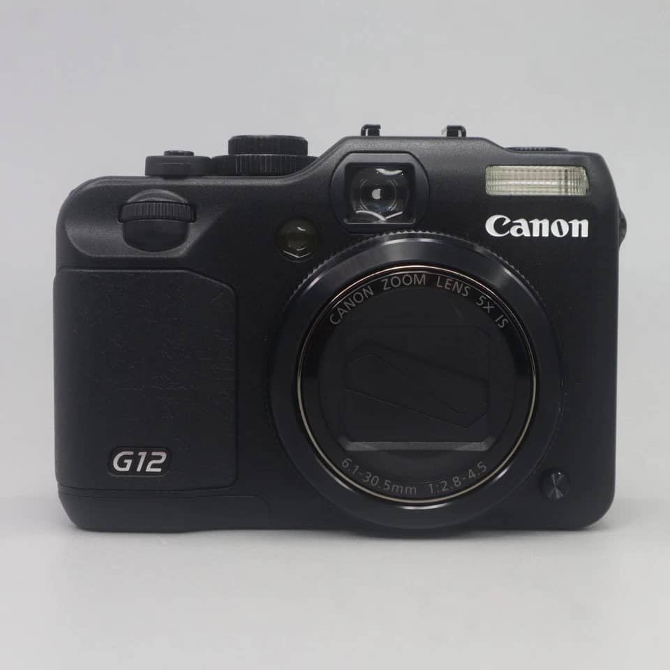 Canon PowerShot G12 Digital Cameras Black Used - Good Body Only