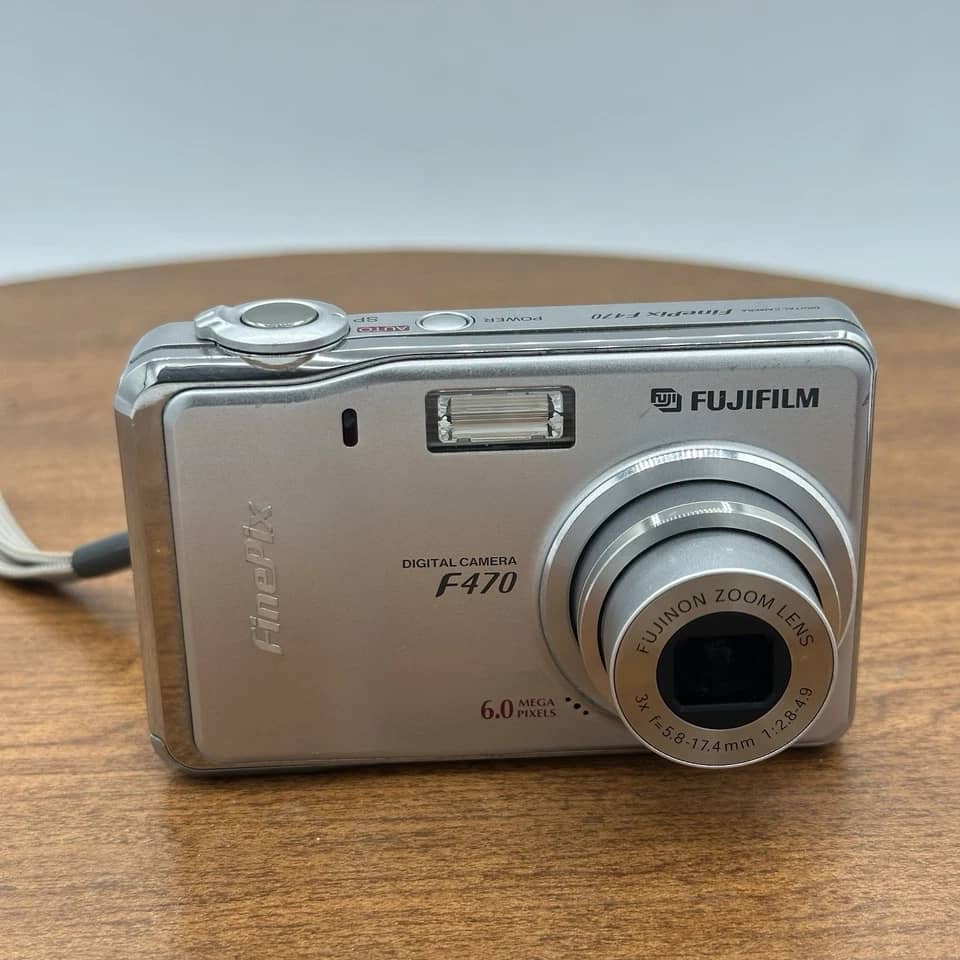 Fujifilm FinePix F470 Digital Cameras Silver New Body Only