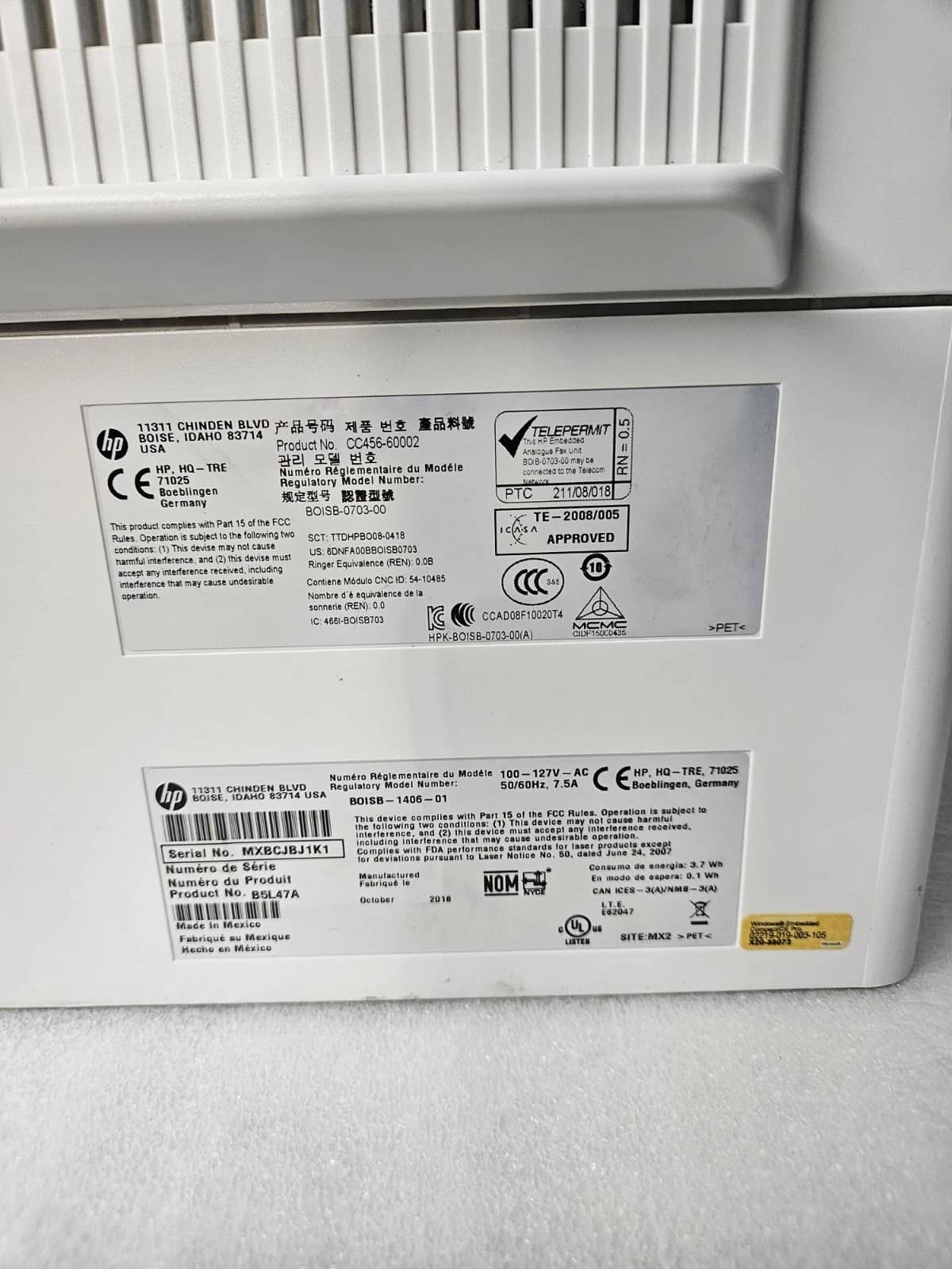 HP M577 B5L47A Printers Used - Good