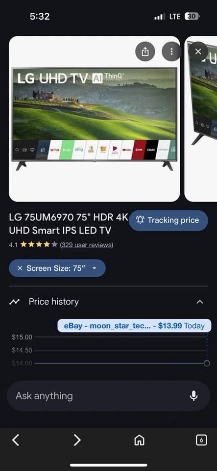 LG UR640S9UD TVs