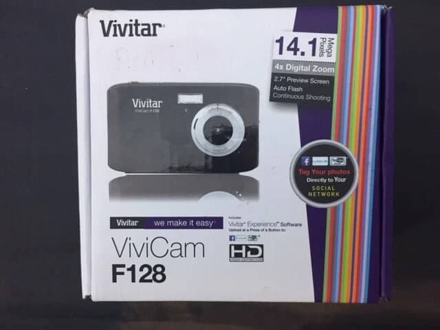 Vivitar F128 Digital Cameras Blue New Body Only