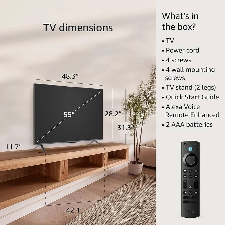 Amazon Fire TV Omni QLED TVs 43 inch New