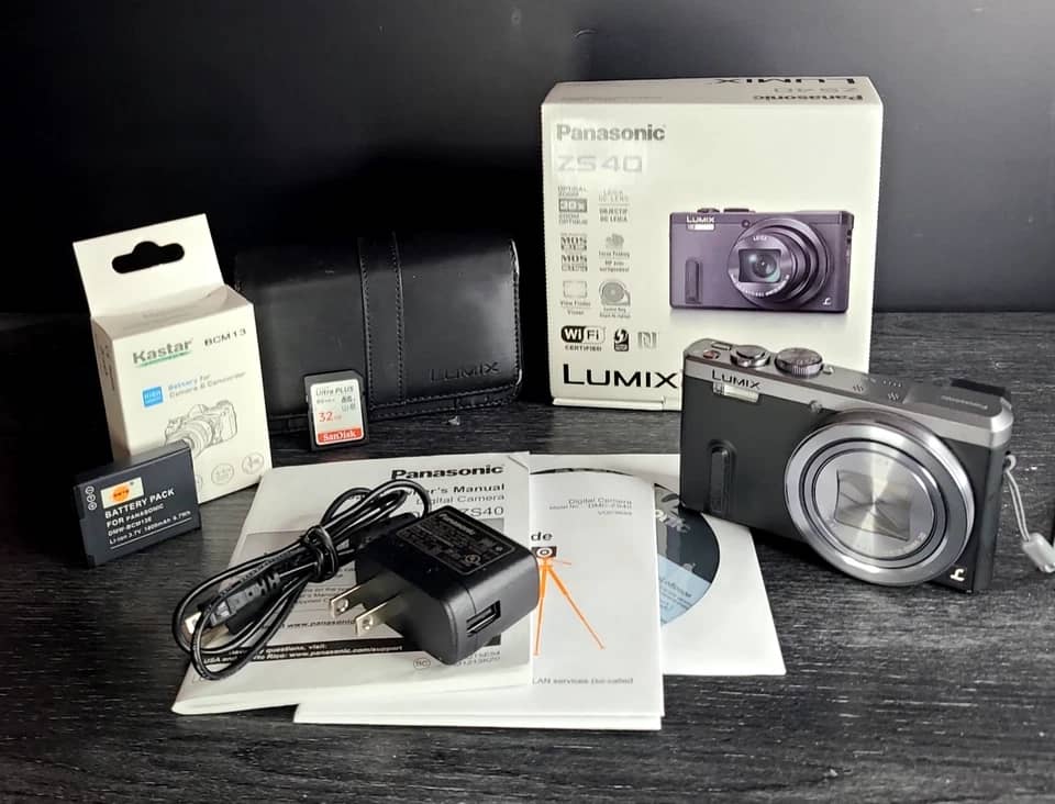 Panasonic LUMIX ZS40 Digital Cameras Black New Body Only