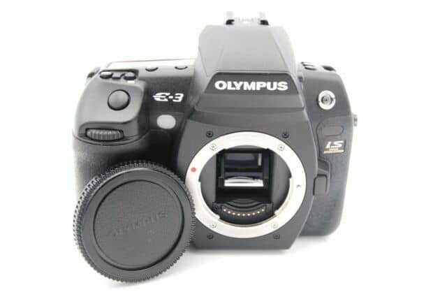 OM SYSTEM E-3 Digital Cameras Black For parts or not working Body Only