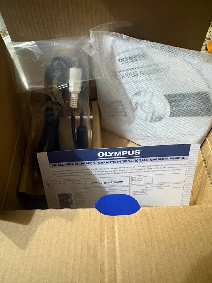OM SYSTEM Stylus 550WP Digital Cameras Black New Body Only