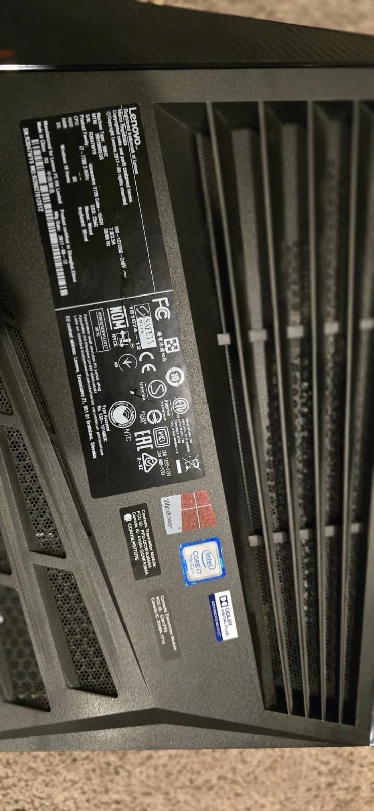 Lenovo Legion Y720 Computers 1TB 16GB Used - Good