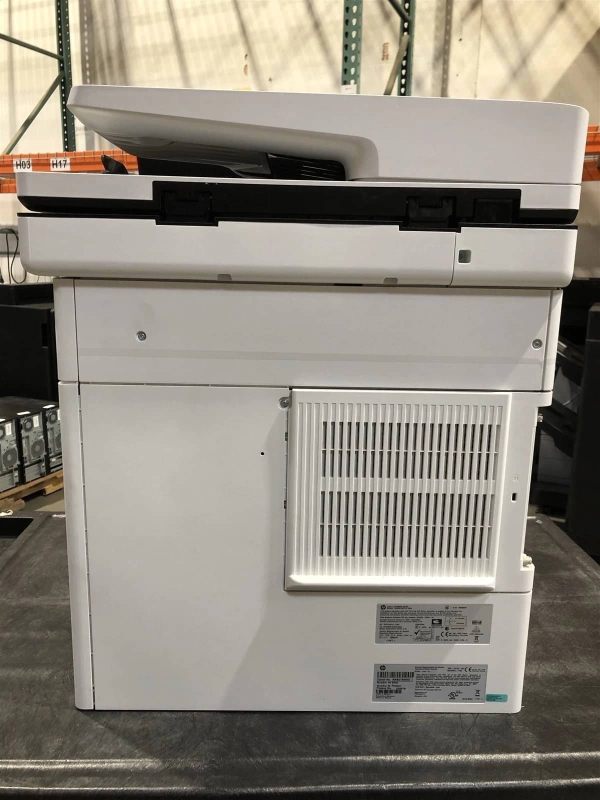 HP Color LaserJet Enterprise FlowMFP M578 (7ZU87A) Printers Used - Good