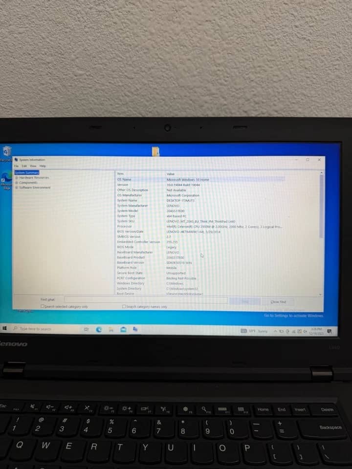 Lenovo ThinkPad L440 Computers