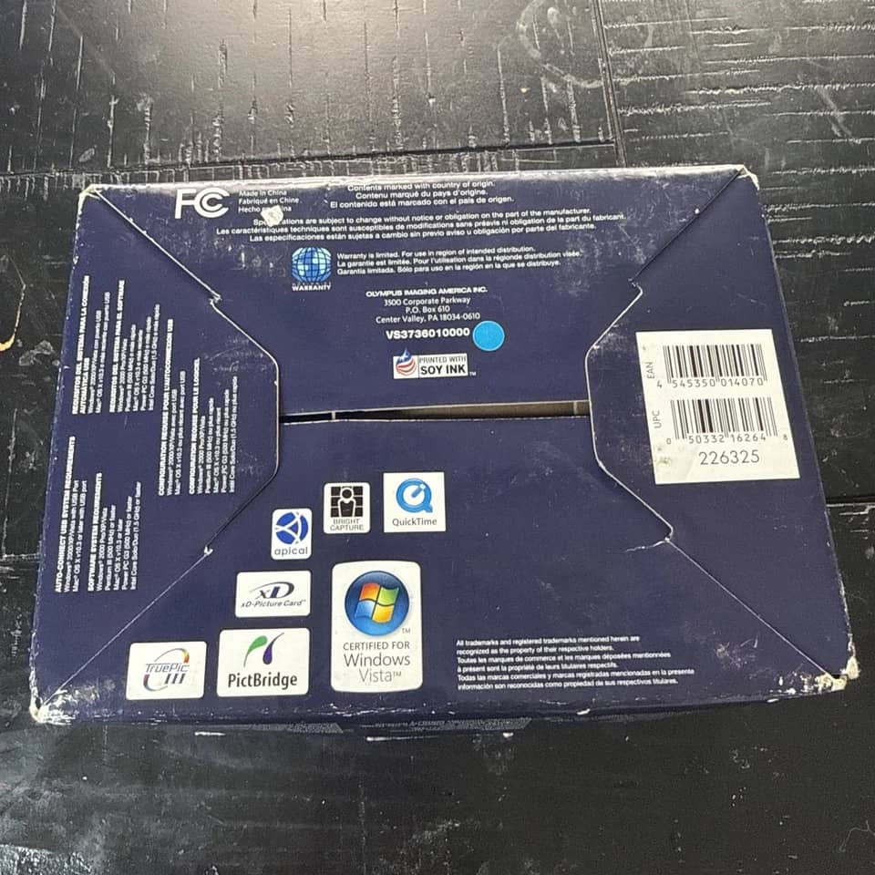 OM SYSTEM Stylus 850SW Digital Cameras Black New Body Only
