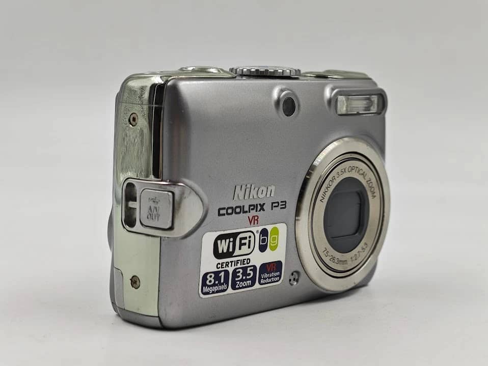 Nikon COOLPIX P3 Digital Cameras Silver Used - Good Body Only