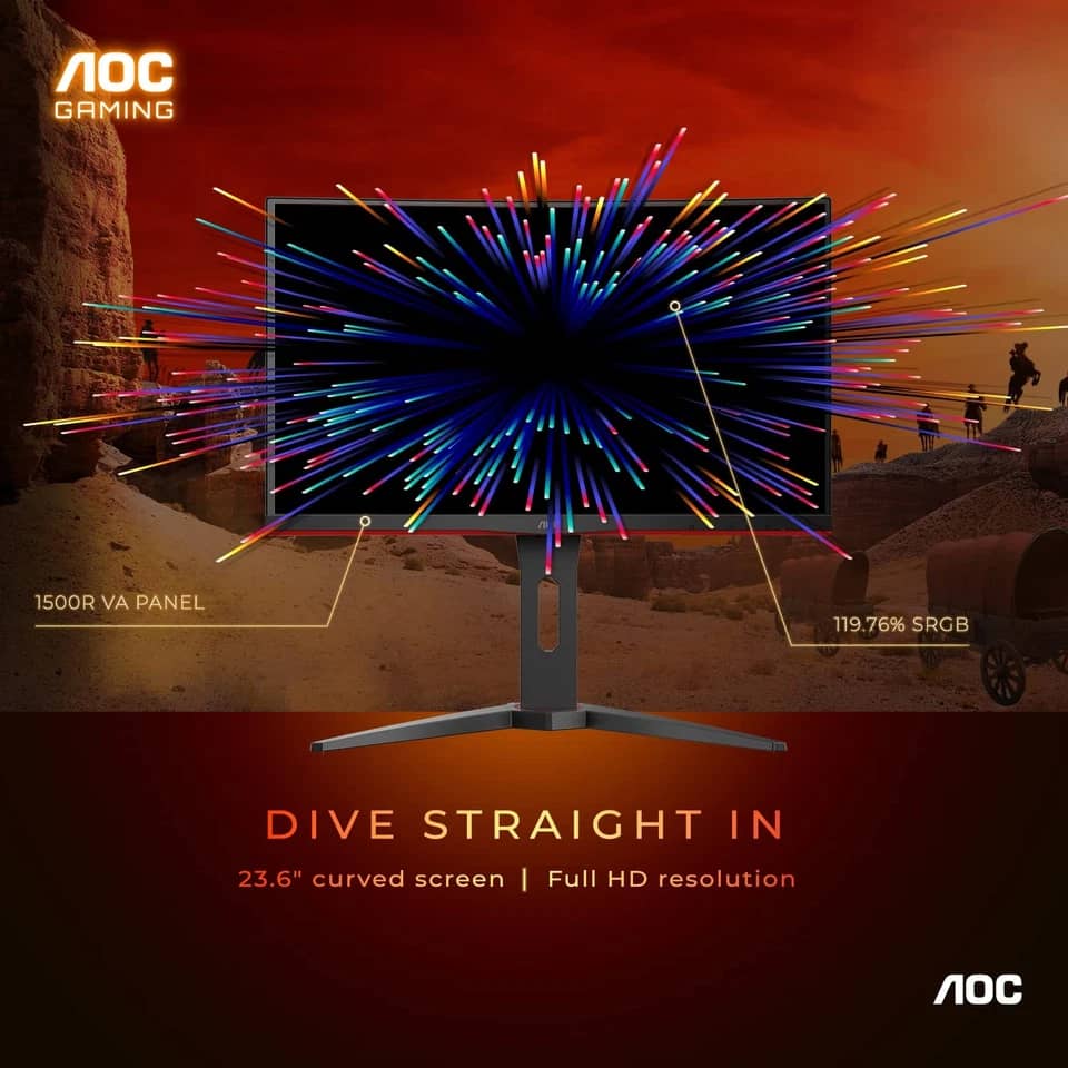AOC C24G1A Monitors