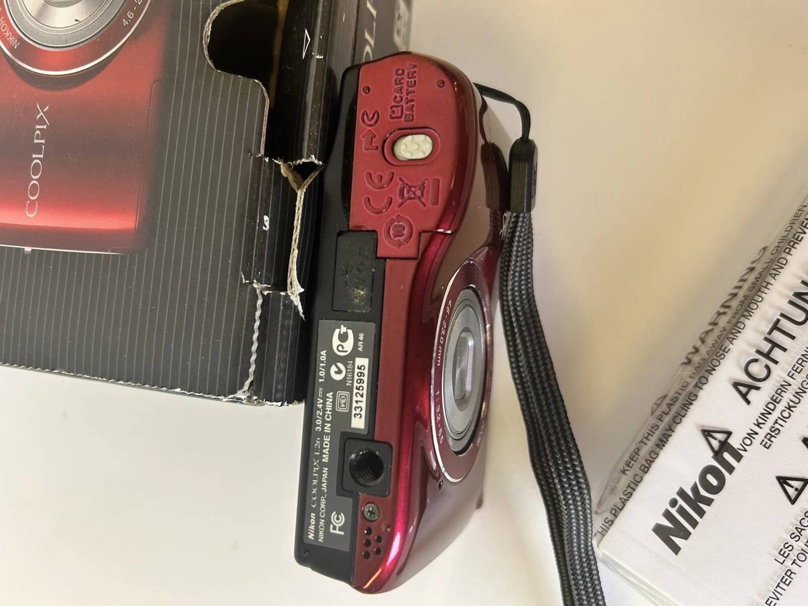 Nikon COOLPIX L26 Digital Cameras Red New Body Only