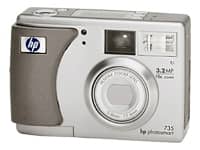 HP Photosmart 735 Digital Cameras Silver Used - Good Body Only