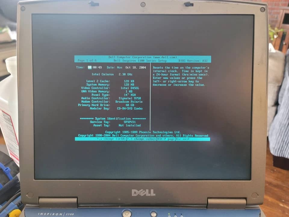 Dell Inspiron 1100 Computers