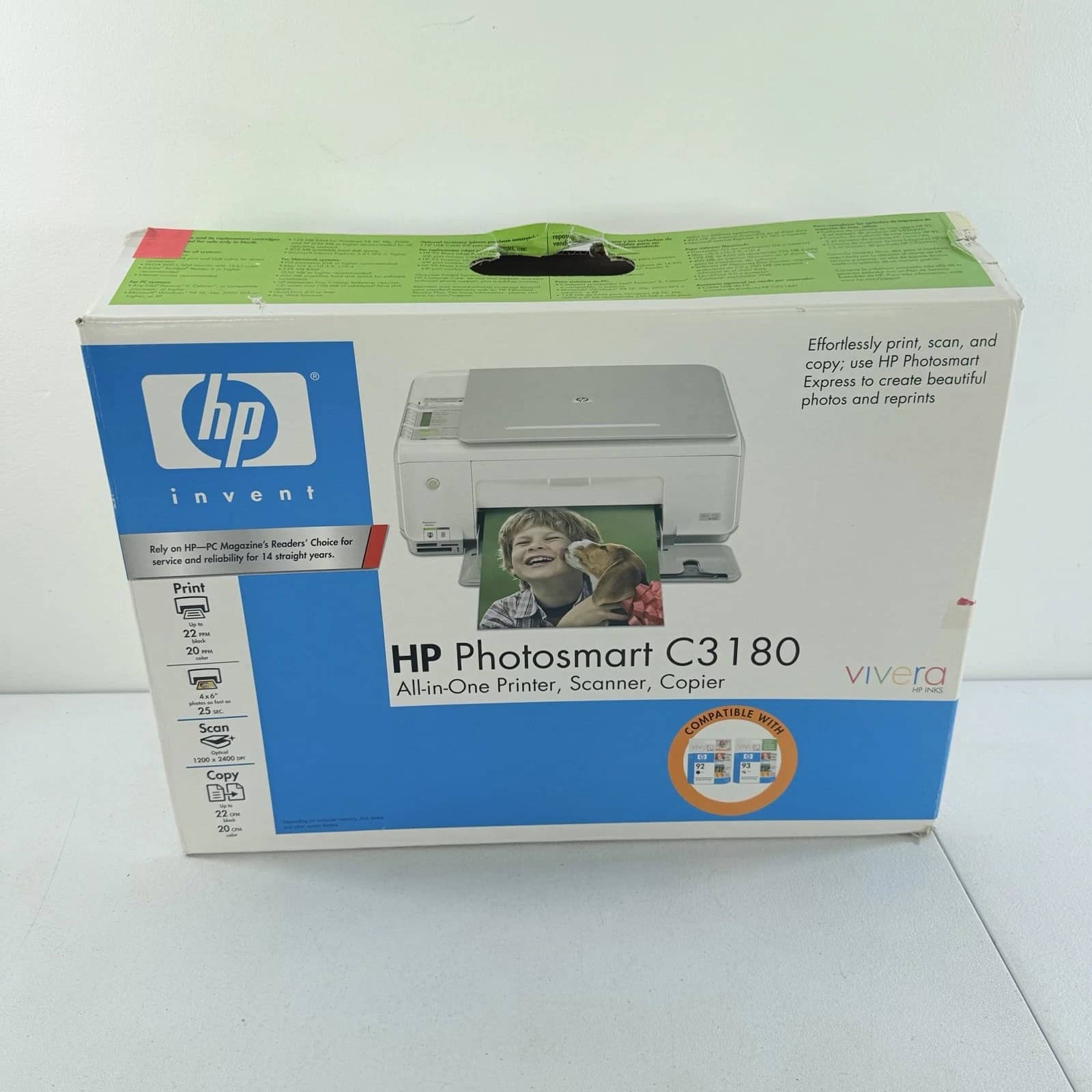 HP Photosmart C3180 Printers New