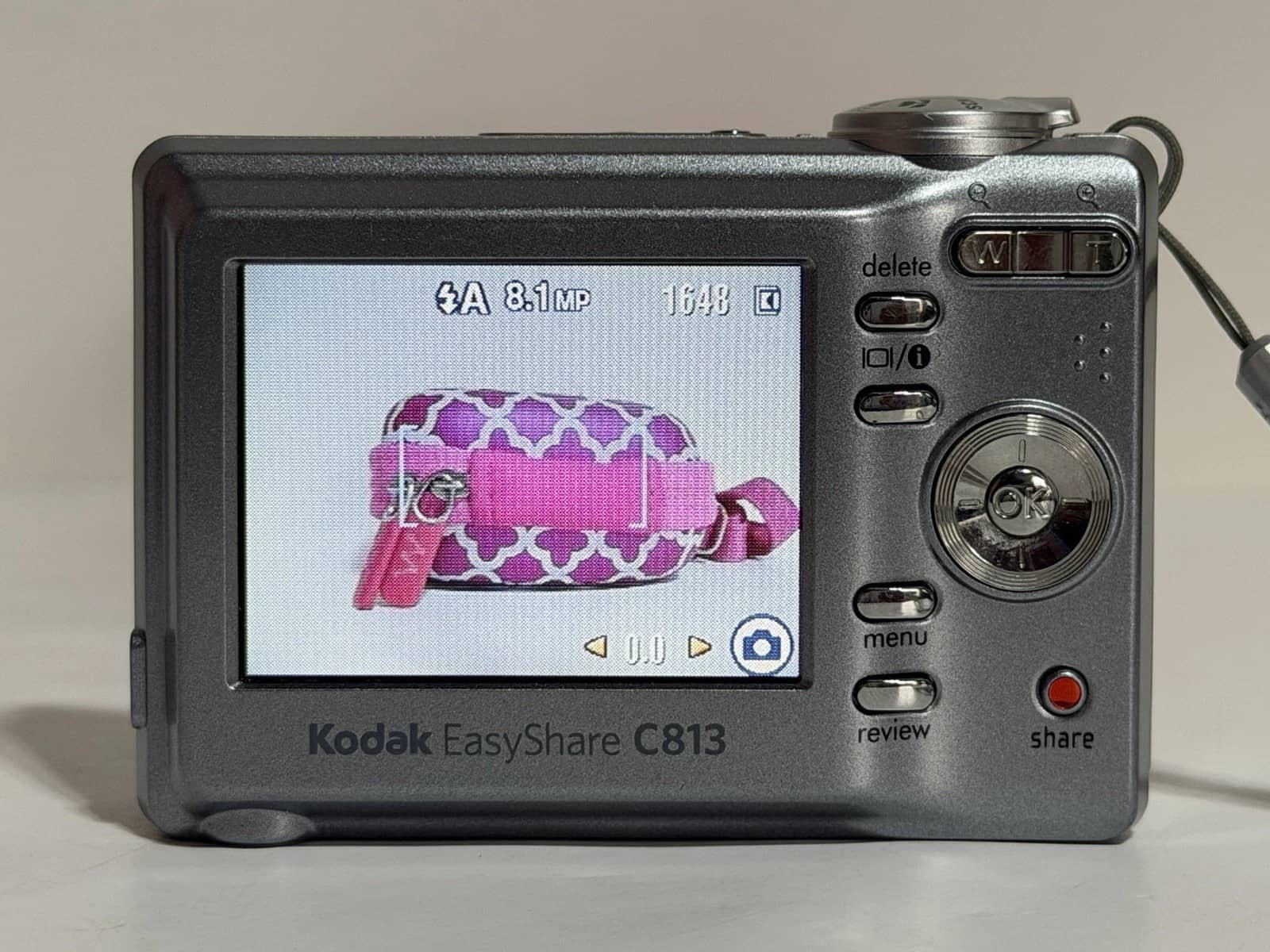 Kodak C813 Digital Cameras Gray Used - Like New Body Only