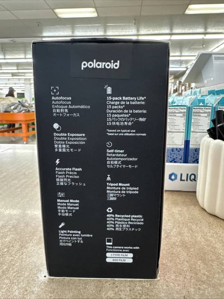 Polaroid Now+ Generation 2 Digital Cameras Black New Body Only