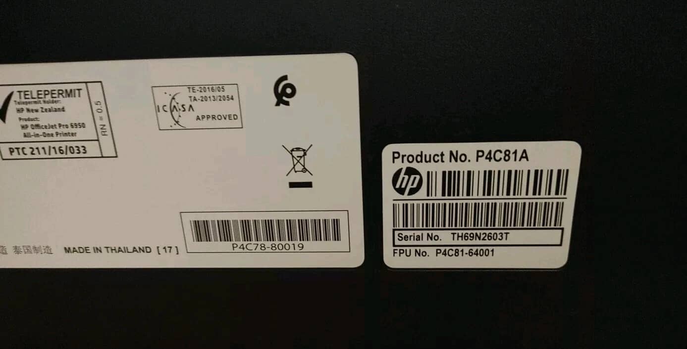 HP OfficeJet 6954 Printers Used - Good