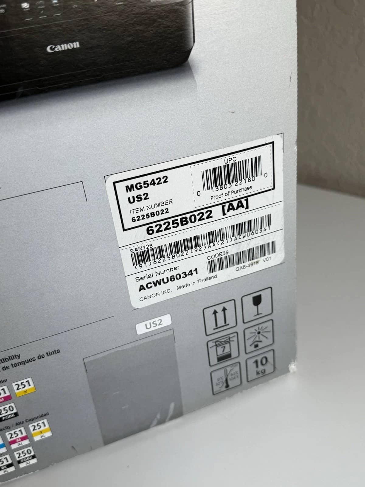 Canon Pixma MG5422 Printers Used - Good