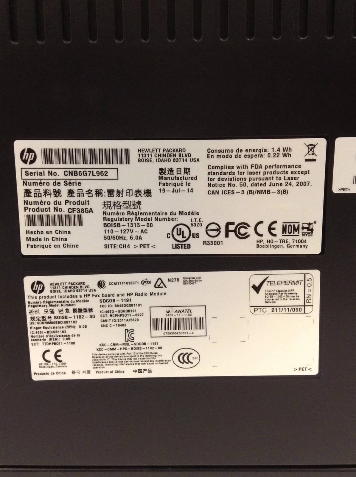 HP Color Laser Jet Pro Printers New