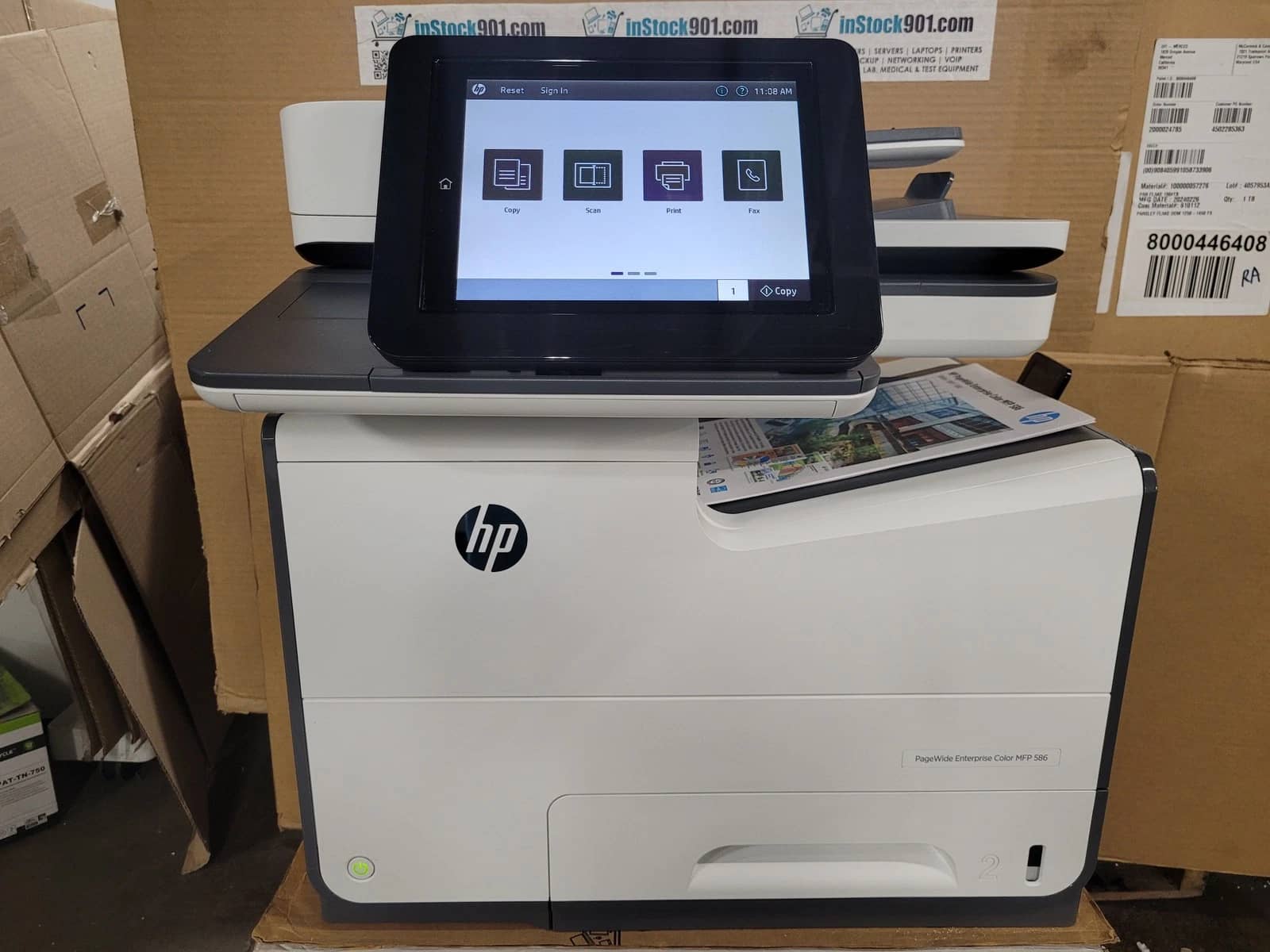 HP MFP 586F Printers Used - Good