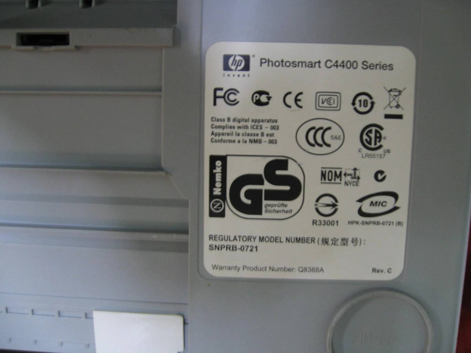HP c4440 Printers For parts or not working
