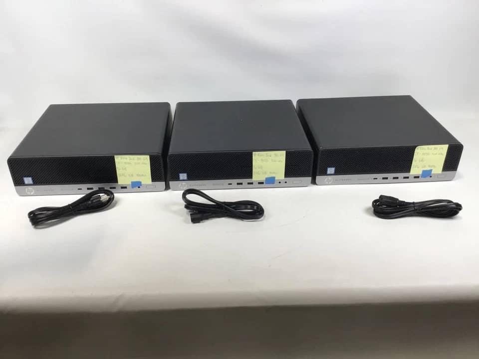 HP EliteDesk 800 G4 SFF Computers 256GB DDR4 Refurbished - Excellent