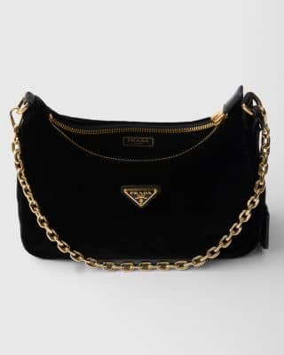 Prada Re-Edition Crossbody Women's bags Black Re-Nylon New