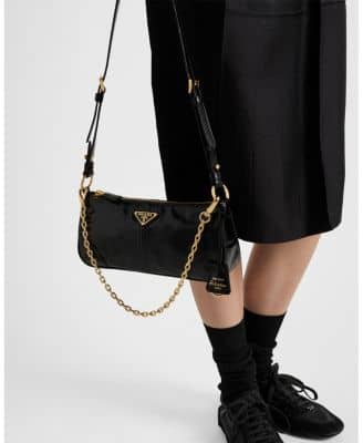 Prada Re-Edition Crossbody Women's bags Black Re-Nylon New