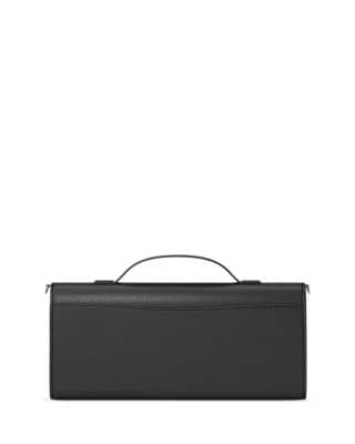 Michael Kors Hamilton Moderne Clutch Women's bags Small Black Leather New