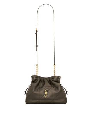Saint Laurent Jamie Pouch Women's bags Unspecified Black Lambskin Gold New