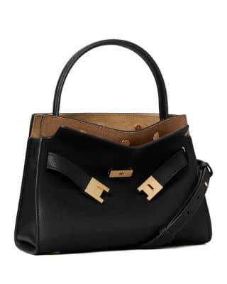 Tory Burch Lee Radziwill Crossbody Women's bags Petite Perfect Cognac Leather New