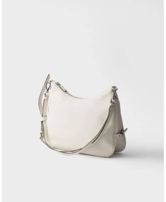 Prada Fold Women's bags Large White Leather New