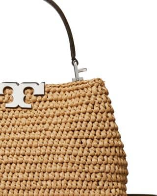 Tory Burch Eleanor Crossbody Women's bags Mini Honey Comb Raffia New